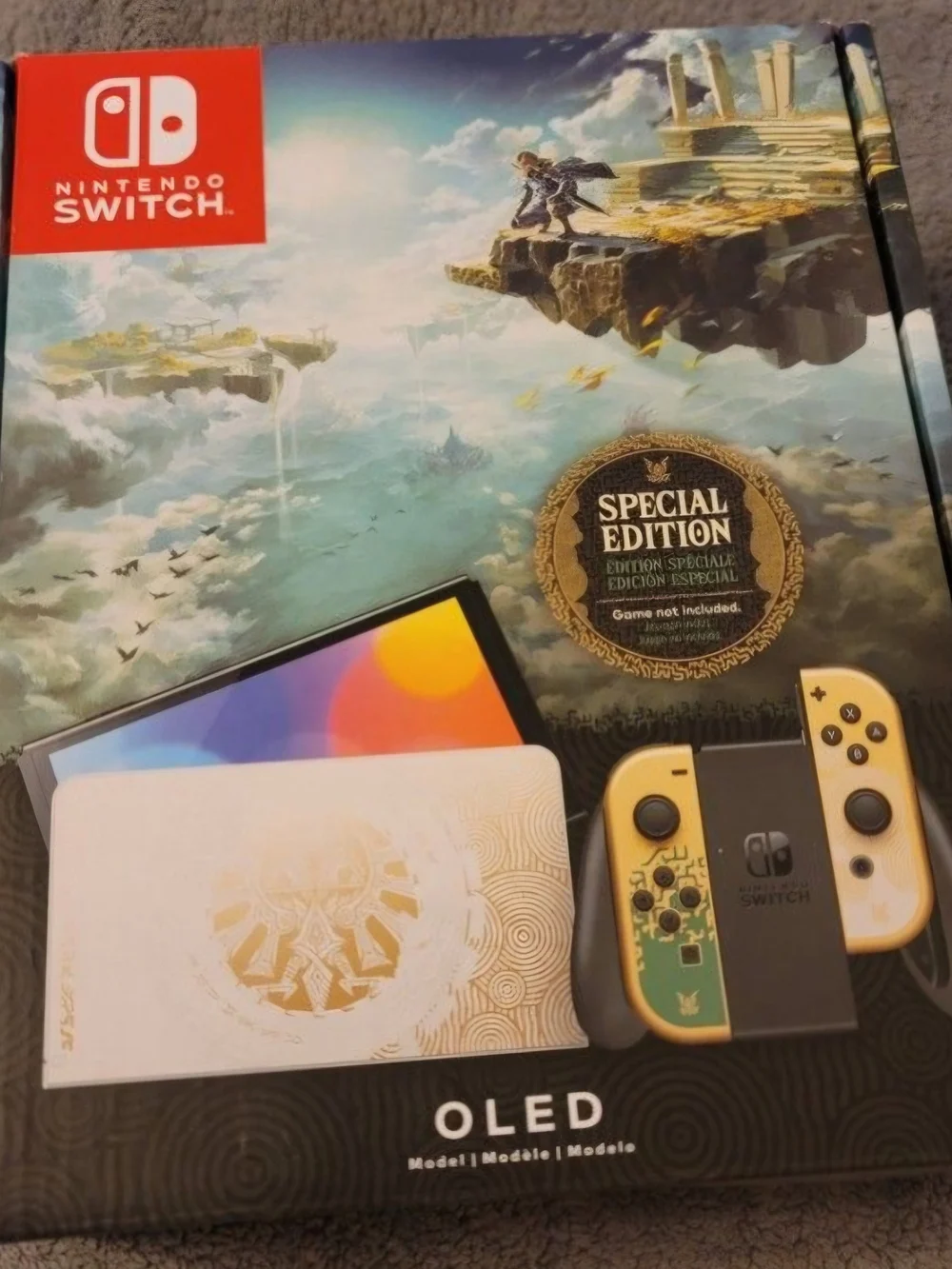 Nintendo Switch Console - Red Accent